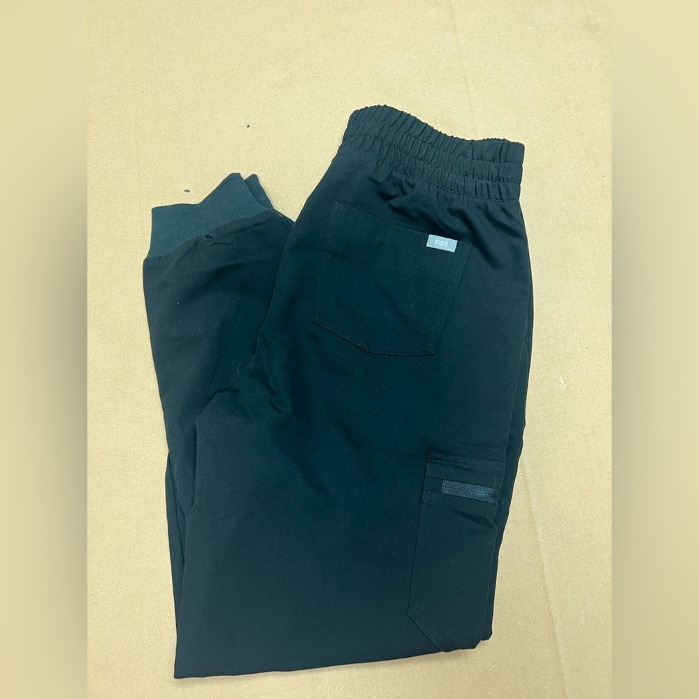 FIGS Technical Collection Scrub Pants - Black